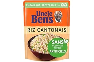 EPICERIE SALÉE UNCLE BEN'S - Riz Micro Ondable Cantonais 250G - Lot De 4