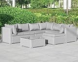 Sehr bequeme 9 cm starke Sitzpolster, extra starke 18 cm Rückenpolster, maximaler Sitzkomfort, Bezüge Schmutz- und Wasserabweisend, abnehm- und waschbar.