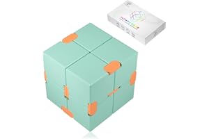FUNXIM Fidget Cube Décompression Jouet Infinity Cube, Stress de Jouet de Doigt de Fidget et soulagement d'inquiétude, tuant Le Temps Fidget Joue Le Cube Infini pour Le Personnel de Bureau