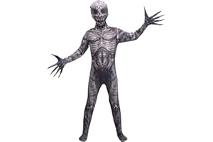 Spooktacular Creations Disfraz de segunda piel de fantasma unisex para niños de Halloween para fiesta de disfraces