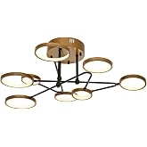 Avonni AR-60359-5BSY Black Painted Modern Chandelier LED Metal Plexiglass 35cm