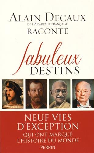couverture de : fabuleux destins