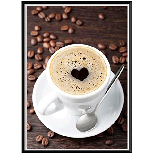 Preisvergleich Produktbild SamMoSon DIY 5d Diamant Stickerei Painting, Handgemachtes Klebebild Runder Diamant Malerei Stickpackungen mit Digitale Set eingefugt Kreuzstich m222, Love 30x40cm B,fur Home Dekoration