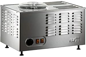 ‎MUSSO Musso Pola Stella Model Chef, Professional Stainless Steel Ice Cream Maker with Safety Device, Made in Italy