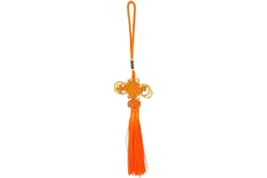 Ruilogod Nylon Tassel Thread Decor kinesisk knut Hängande för Car Truck