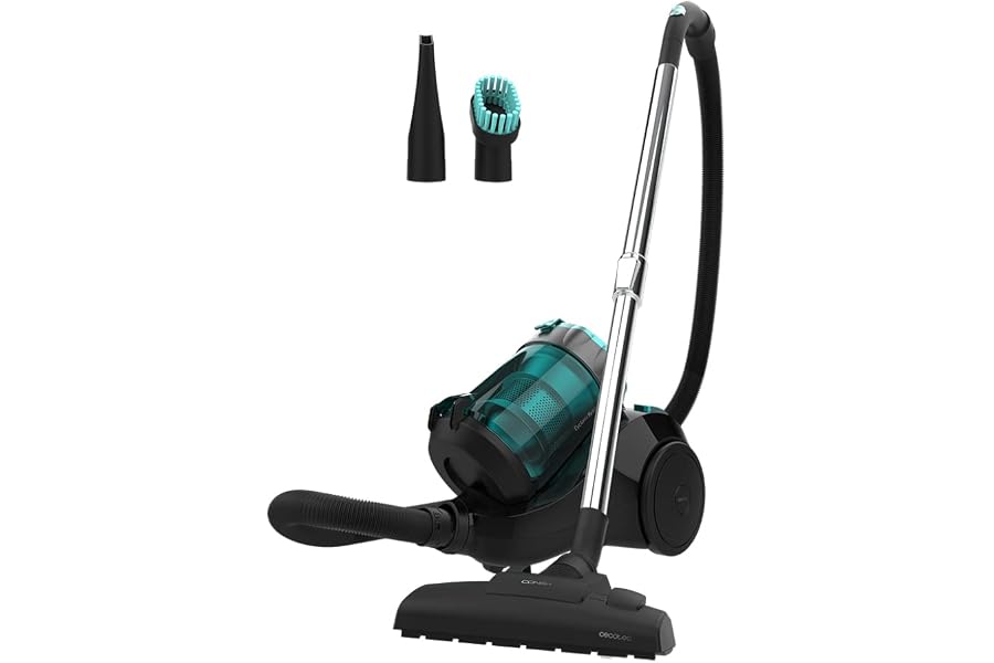 Cecotec Aspirador sin Bolsas Potente de Trineo Conga Rockstar Multicyclonic. 800 W, Multiciclónico, Capacidad 2,5 L, Fil
