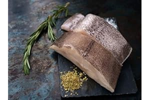 GREETFISH Klaassen Schwarzer Heilbutt, Heilbutt (im Anschnitt), küchenfertig, vakuumiert, 1000g