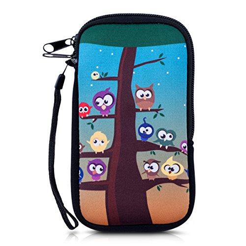 kwmobile Funda para m viles M - 5 5 - Estuche de Neopreno con Cierre para m vil - Carcasa con dise o chouettes arbre reviews kwmobile Funda para m viles M - 5 5 - Estuche de Neopreno con Cierre para m vil - Carcasa con dise o chouettes arbre