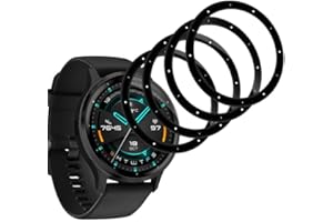 Camokia Anti-Kratz Folie für Panzerglas Garmin Venu 3 Panzerfolie,HD Klar Glas für Schutzfolie Garmin Venu 3 Displayschutz,4 Stück Ultra-klar Volle Abdeckung Premium Glasfolie