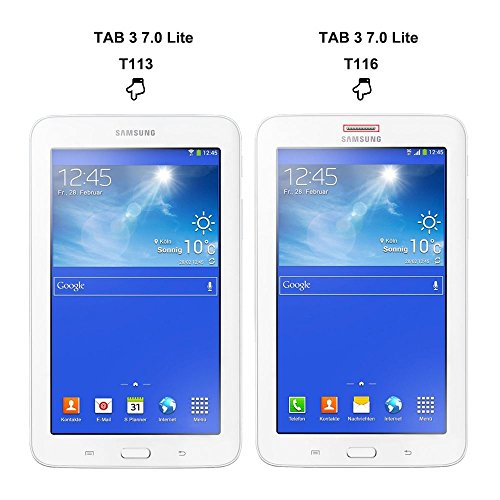 Ganvol Panzerglas Samsung Galaxy Tab 3 Lite 7.0 Inch SM-T110 T116 T111 Panzerfolie Hartglas 9H - 6