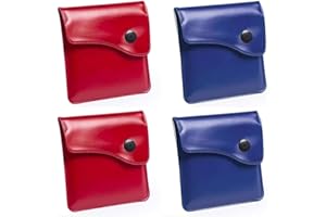 Reccisokz 4 Piezas de Bolsillo Cenicero Cenicero - Incombustible, sin Olor a PVC, Compacto y portátil, Mini cenicero Diseño Simple