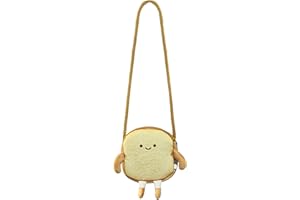EACHPT Sac à Main Fille, Petit Sac à Bandoulière pour Filles, Sac à bandoulière pain Grillé, Petit sac à main Fantaisie sac à main dépicerie sac à main Mignon avec Sangles
