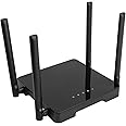 Cryfokt 4G LTE Modem Router, High Speed 1200Mbps Mobile Hotspot Router, with SIM Card Slot, AC1200 Unlocked Version, Supports 32 Simultaneous Users Online for Home Travel (UK Plug