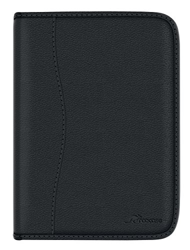 rooCASE Google Nexus 9 Case – Executive Portfolio Nexus 9 8.9 inch Genuine Leather Case Smart Cover with Auto Sleep/Wake for Google Nexus 9 Tablet (8.9-inch) schwarz Google Nexus 9 Tablet - 2