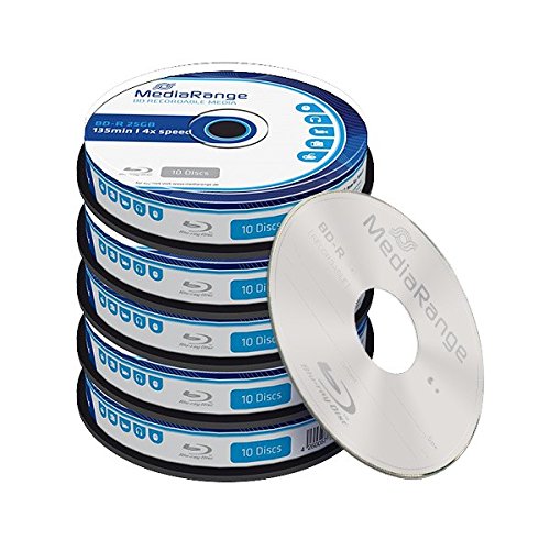 Blu-ray Disc Mediarange BD-R 25 GB, 1-4x Speed in Cakebox 50 Stück - 2