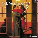 Jack Vettriano 2017 - Kunstkalender, Wandkalender, Broschürenkalender, Realismus - 30 x 30 cm by