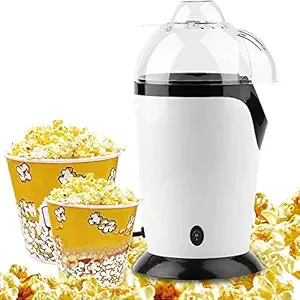 KRIPARA SALES Hot Popcorn Popper Machine Fast Heat-up 1200W Popcorn Maker with Measuring Cup and No Needed Oil for Home Movie Theater,Party,DIY