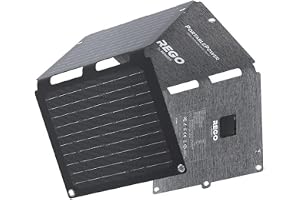 Renogy Solpaneler, E.Flex 30 W bärbar, vikbar solpanelsladdare, snabbladdning för iPhone, iPad, bärbar dator, powerbank, med USB-C-/USB-A-/DC-kontakter, lätt IP67-enhet för camping, vandring