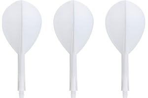Condor Darts Flight Plain White Teardrop M
