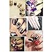 Anself 6 Styles Silver/Gold Nail Art 3D Glitter Rhinestones Gems Decoration Wheel