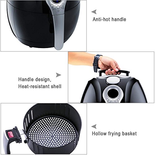 Heiluftfritteuseblusmart Power Fritteuse Ohne L Gesundmultifunktional Air Fryer Mit Led Display 34qt32l Heiluft Fett Freibpa Freiheiluft Friteuse1400wfrittierkorb Gratis Rezeptheft Heiluftfritteuseblusmart Power Fritteuse Ohne L Gesundmultifunktional Air Fryer Mit Led Display 34qt32l Heiluft Fett Freibpa Freiheiluft Friteuse1400wfrittierkorb Gratis Rezeptheft