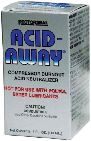 Rectorseal 45004 4-Ounce Bottle Acid-Away Compressor Burnout Neutralizer by Rectorseal