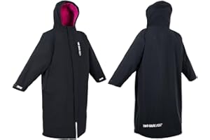 Two Bare Feet Unisex Waterproof Horse Riding Changing Robe – Warm, Windproof, Oversized Poncho for Equestrian Sports, Outdoor Riding, Beach & Camping – Hooded Coat