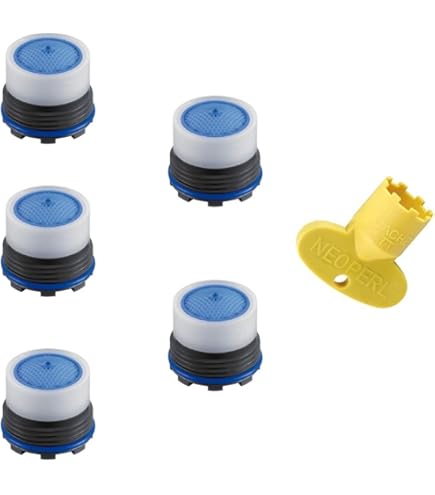 4x PERLATOR Strahlregler M18.5 - 15 L/min Mit Montageschlüssel