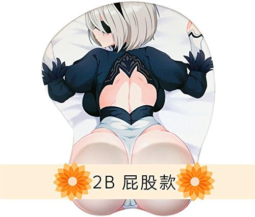 Xkouz mouse pad 3D Mouse Pad Bra Natural Rubber Lovely Chest Silicone,220 * 270 * 20Mm