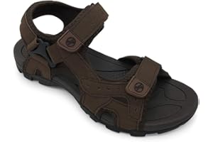 HEVA Sandały męskie, skórzane, outdoorowe, do uprawiania sportu, trekkingu, wędrówek