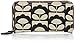 Price comparison product image Orla Kiely Women's Big Zip Wallet, Black (Charcoal), 19x10.5x2 cm (W x H x L)