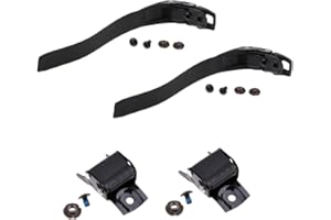 D DOLITY 2 Pcs de Correa de Zapatilla de Skate En Linea con Hebilla y Tornillo + Tuercas Recambio de Deportes Entrenamiento