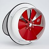 Baca Tipi Kapaklı Aspirat&ouml;r Sessiz 200 mm Havalandırma Fan Ev ve Sanayi Tipi G&uuml;&ccedil;l&uuml; Hava Koku Emişli
