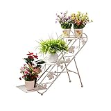 ★ Tamaño: 74 × 27.5 × 62.5 cm, (largo × ancho × alto); por favor refiérase al dibujo de la dimensión. Un excelente estante para flores funciona como un ahorro de espacio.