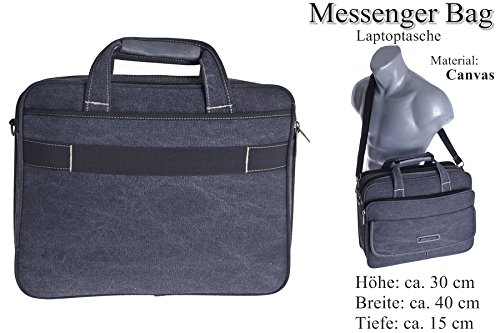 Herren Umhängetasche Schultertasche Reise-Tasche Männer Flugumhänger City Messenger Bag Uni Schule Arbeit & Freizeit Bag Schultasche Sporttasche Backpack Laptoptasche Laptopfach - 4