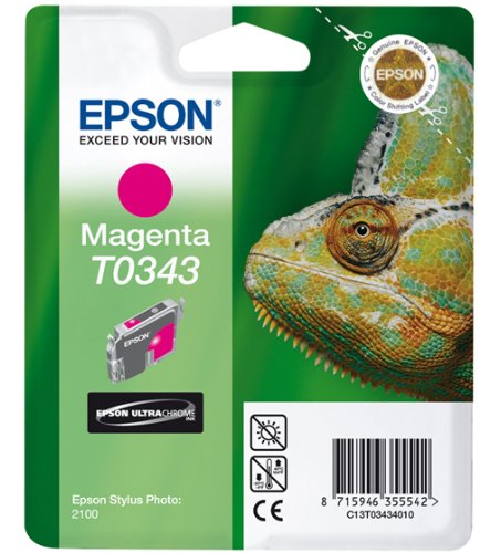 Epson T0343 Tintenpatrone Chamäleon, Singlepack magenta
