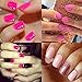 Beau Gel Soak off UV LED Gel Nail Polish, Cute Pink Colours Manicure Varnish Nail Salon Set Long Lasting Shiny Nail Art (6 bottles, 10ml each) #07