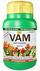 TSR Garden Store Organic VAM Vesicular Arbuscular Mycorrhizal Liquid biofertilizer 300 ml to get Strong Roots