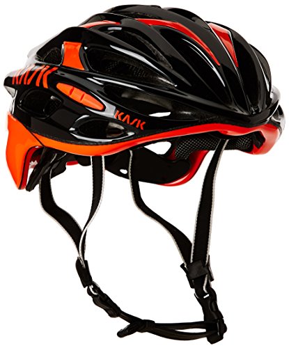 Kask - Mojito 16 - Casco para bicicleta, Adultos , Negro/Naranja, M (52-58 cm) - Kask