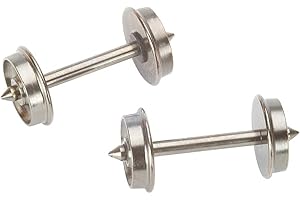 Bachmann Trains Set di ruote posteriori piatte da 83,8 cm (12 per carta)