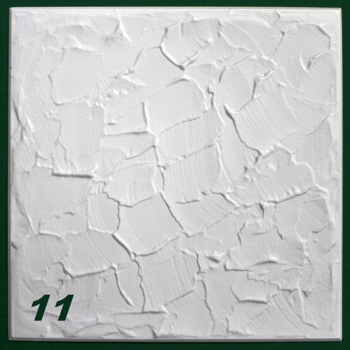 20 m2 Deckenplatten Styroporplatten Stuck Decke Dekor Platten 50x50cm, Nr.11