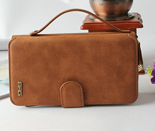 Galaxy S8 H  lle  Lively Life PU Leder Wallet H  lle Multifunktions Abnehmbare Rei  verschluss Schutzh  lle Flip Case Cover mit Kartenf  cher Card Slo