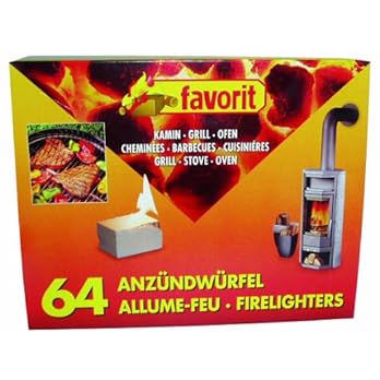 Favorit 1249 Anzndwrfel Fr Grill Kamin Und Ofen 64 Er Pack