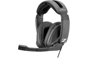 Sennheiser GSP 302 Gaming Headset with Noise-Cancelling Mic, Flip-to-Mute, Comfortable Memory Foam Ear Pads, Headphones for PC, Mac, Xbox One, PS4, Nintendo Switch, and Smartphones ,Black
