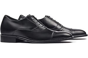 MASALTOS Scarpe con Rialzo da Uomo Che Aumentano l’Altezza Fino a 7 cm. Fabbricate in Pelle. Modello Derbi