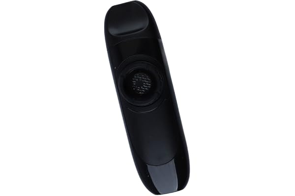 Kazoo électrique, Kazoo Professionnel de 4,3 avec Micro et Adaptateur, Instruments de Musique à tonalité Réglable avec Membranes de Flûte, Embout Buccal de qualité Alimentaire (Noir)