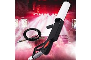 HENGZHONGRIYONG Canon à LED de fête, Pistolet à CO2 Cryo portatif, Effet de Jet de DJ de Bar de boîte de Nuit coloré avec Effet de scène de pulvérisation de Pistolet à fumée de Tuyau de gaz