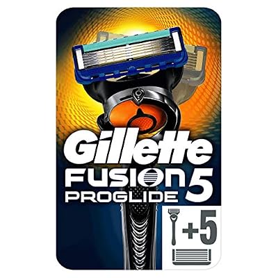 Gillette Fusion5 ProGlide Rasoir Pour Homme + 5 Lames (rasoir offert)