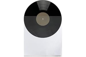 PayaShell 50 x Premium antistatische Vinyl-Schallplatten-Innenhüllen, 3-lagige Reispapier-LP-Hüllen für 30,5 cm (12 Zoll) Schallplatten, säurefreier Schutz vor Kratzern, Vinylplade indvendige etuier