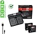 Produktbild LOOKit Dual Ladegerät + 2x LOOKit Akku BLH7 - 680mAh -- für Panasonic Lumix DMC LX15 GX800…